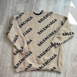 Balenciaga logo Wool Sweater